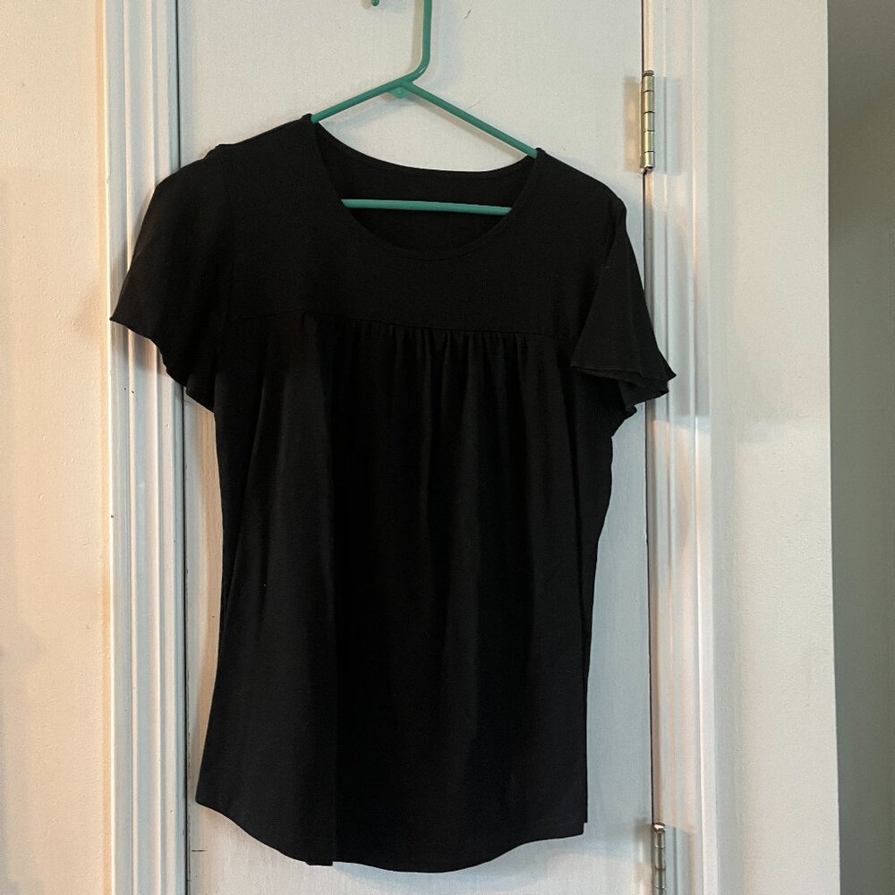 Black Knit Shirt